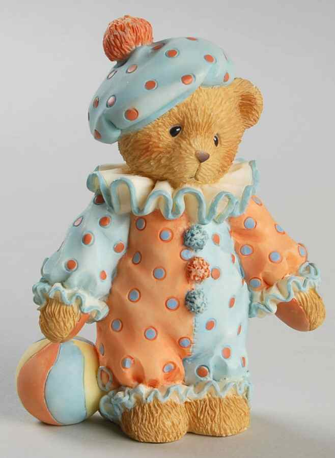 Cherished Teddies Dudley-Color-Just Clowning Around - No Box by Enesco-1