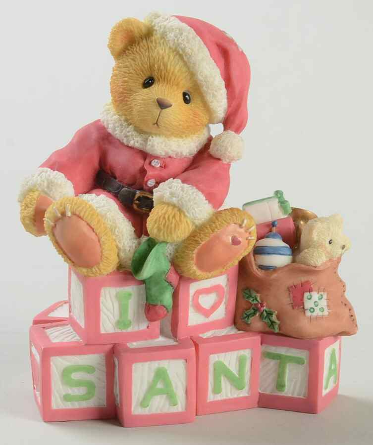 Cherished Teddies Clarence-Santa Spells Christmas Joy - No Box by Enesco-1