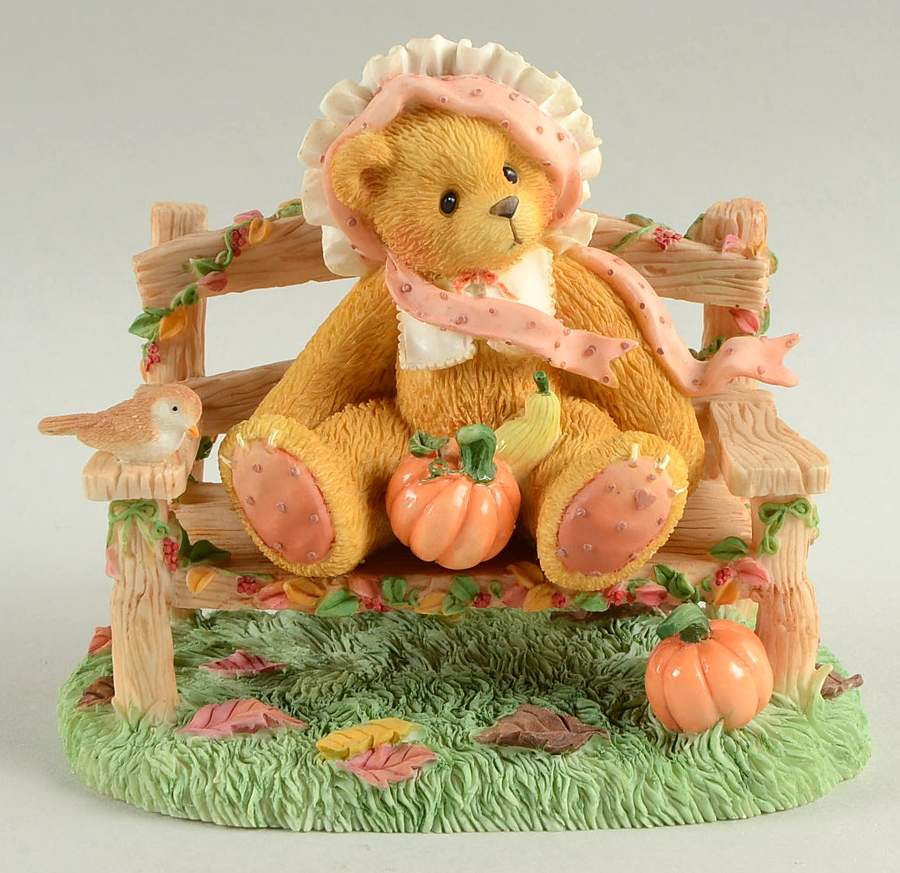 Cherished Teddies Cathy-An Autumn Breeze Blows - Boxed by Enesco-1