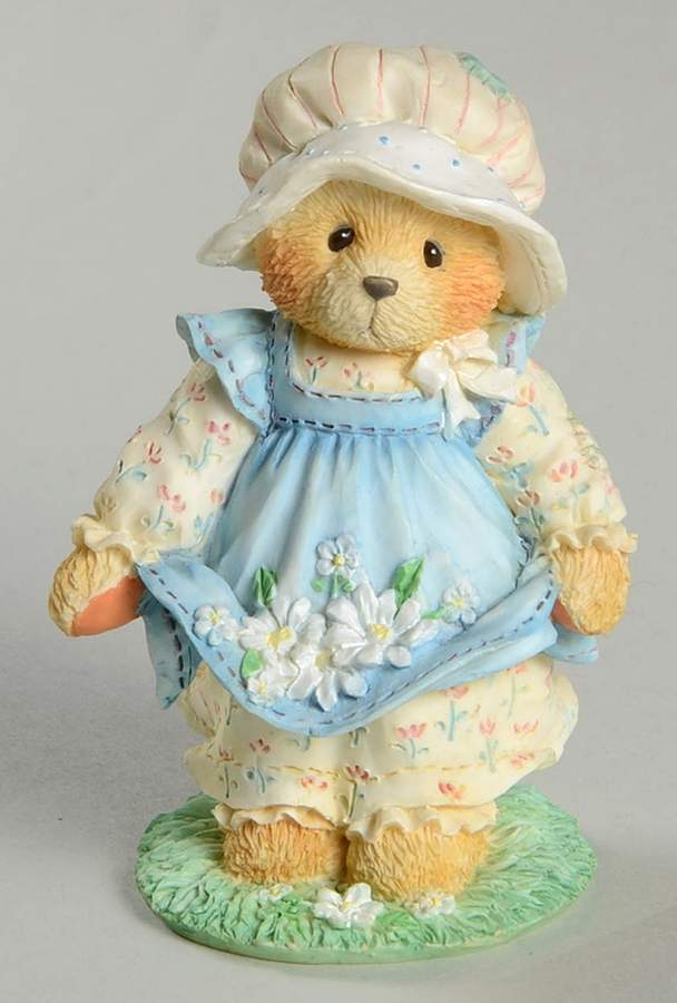 Cherished Teddies Easter & Spring Gail-Catching The First Blooms Of Friend - Boxed by Enesco-1