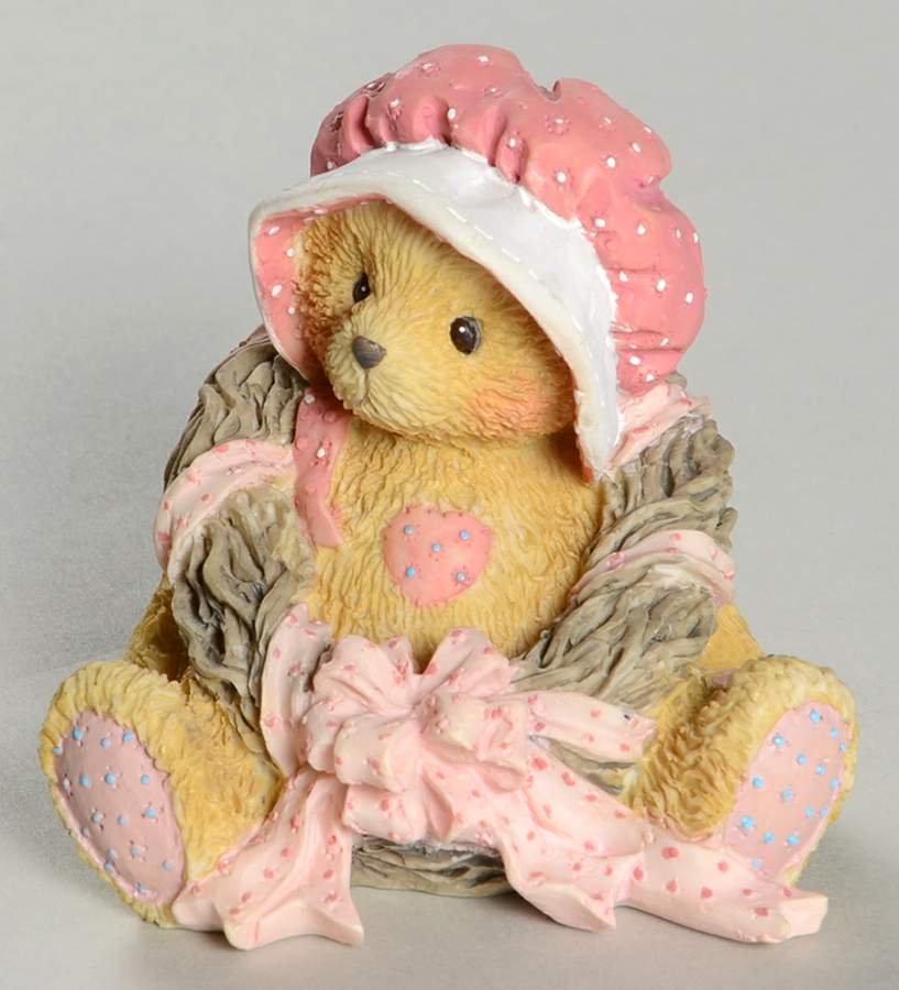 Cherished Teddies Valentine's Priscilla-Love Surrounds Our Friendship - Boxed by Enesco-1