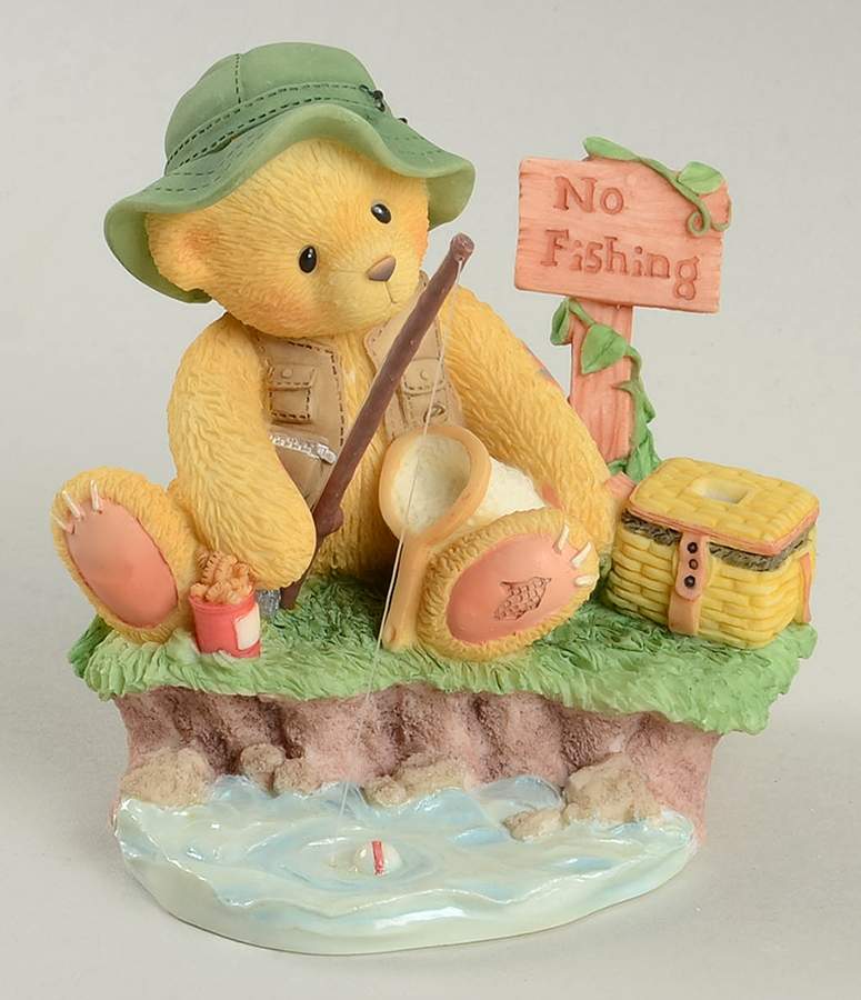 Cherished Teddies Norm-Patience Is A Fishermans Virtue - Boxed by Enesco-1