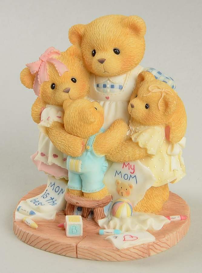 Cherished Teddies Katie-Renee-Jessica  And Matthew - Boxed by Enesco-1