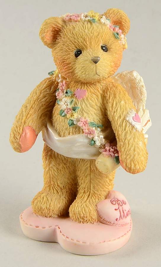 Cherished Teddies Valentine's Girl Cupid-Be Mine - No Box by Enesco-1