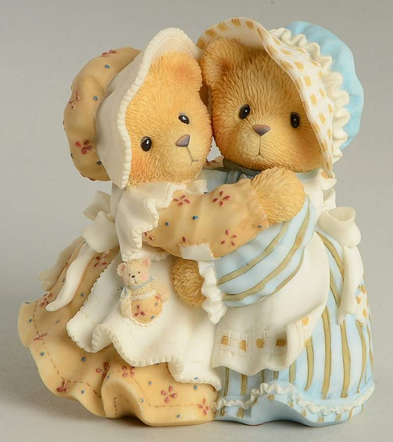 Cherished Teddies Haley And Logan-Sisters & Hugs Soothe - No Box by Enesco-1