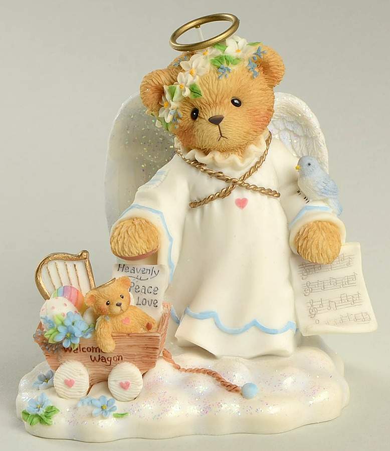 Cherished Teddies Fay-An Angel's Touch Is Never Far Away - No Box by Enesco-1