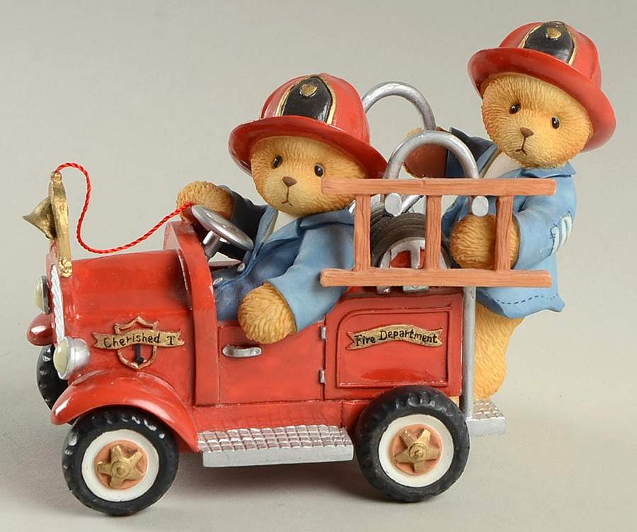 Teddies in Motion Dustin & Austin- Hold On For The Ride Of - Boxed by Enesco-1
