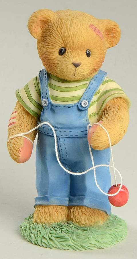 Childhood Memories-Cherished Teddies Calvin-Life Is Filled With Ups & Downs - Boxed by Enesco-1