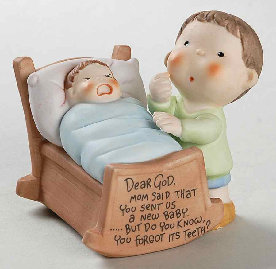 Dear God Kids Boy-Forgot Baby's Teeth - Boxed by Enesco-1