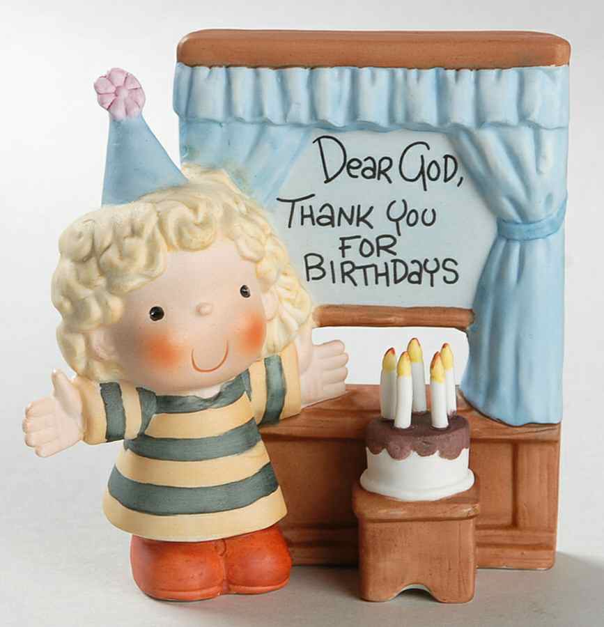 Dear God Kids Girl-Thank You For Birthdays - Boxed by Enesco-1