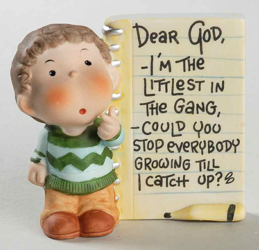 Dear God Kids Boy-I'm The Littlest In The Gang - Boxed by Enesco-1