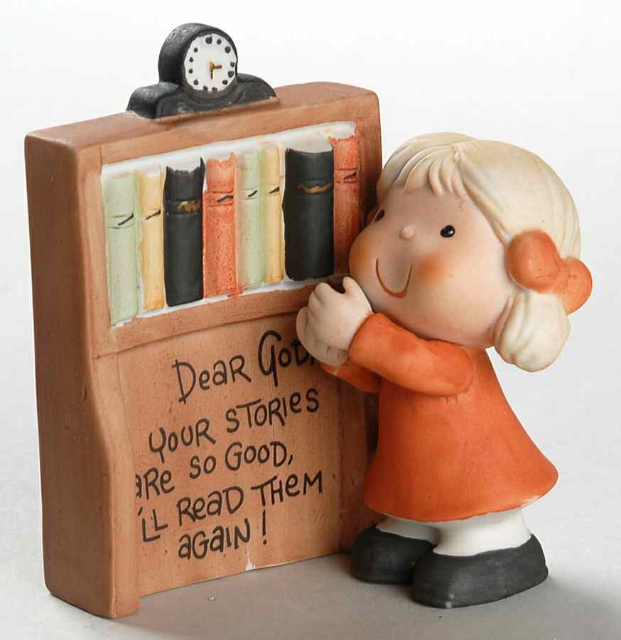 Dear God Kids Girl-Your Stories Are So Good - No Box by Enesco-1