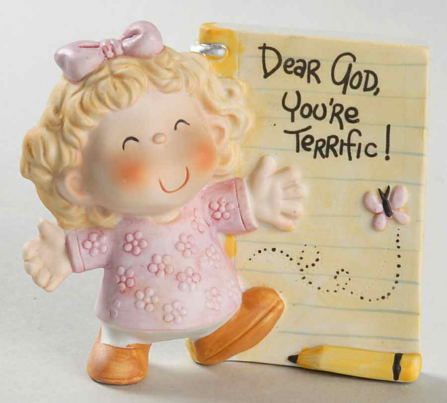 Dear God Kids Girl-You're Terrific - No Box by Enesco-1