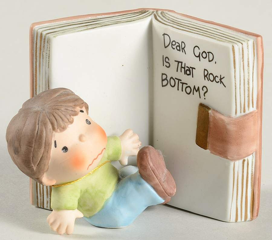 Dear God Kids Boy-Is That Rock Bottom - Boxed by Enesco-1