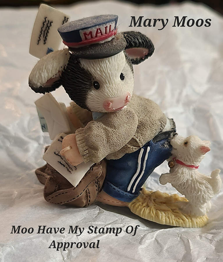 Mary's Moo Moos Moo Stamp Of Approval - Boxed by Enesco-1