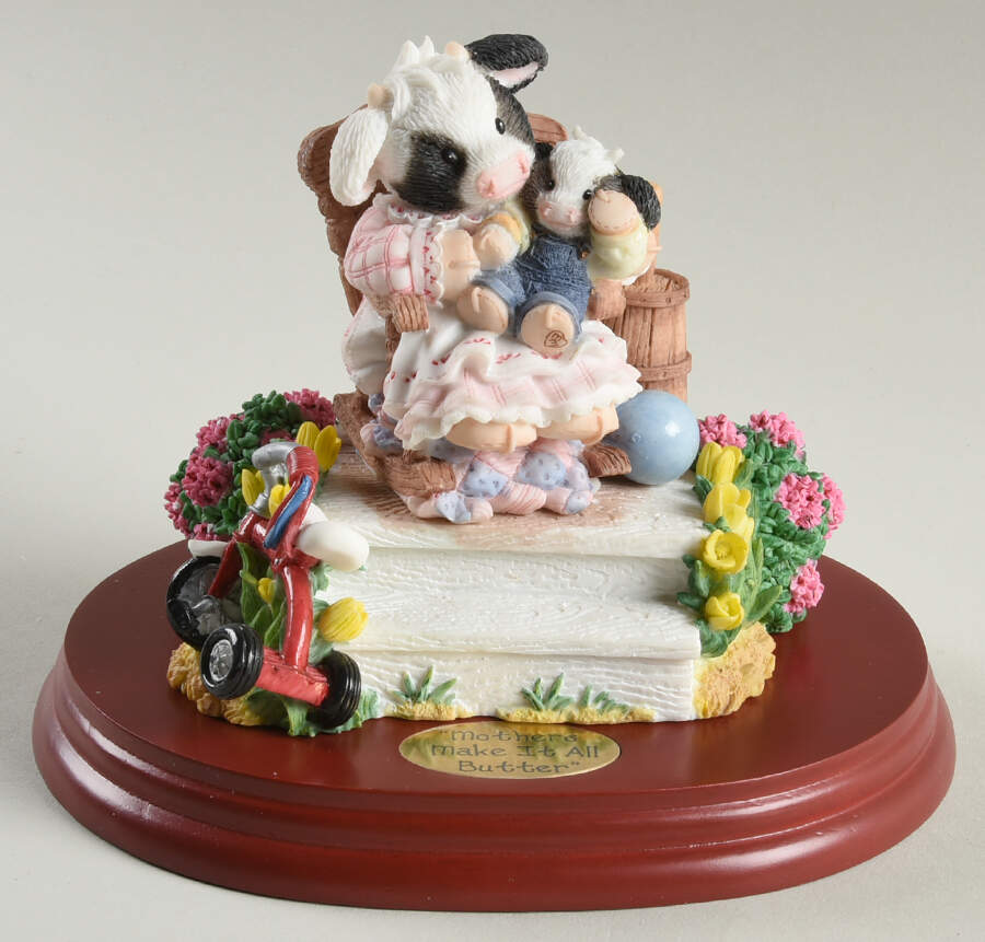 Mary's Moo Moos Mother's Make It All Butter - With Box by Enesco-1
