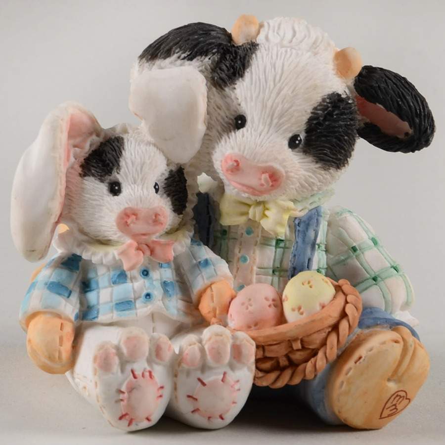 Mary's Moo Moos Hoppy Easter To Moo - No Box by Enesco-1