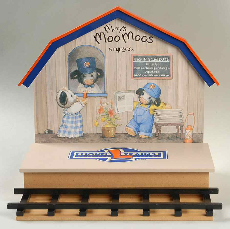 Mary's Moo Moos Train Station - Boxed by Enesco-1