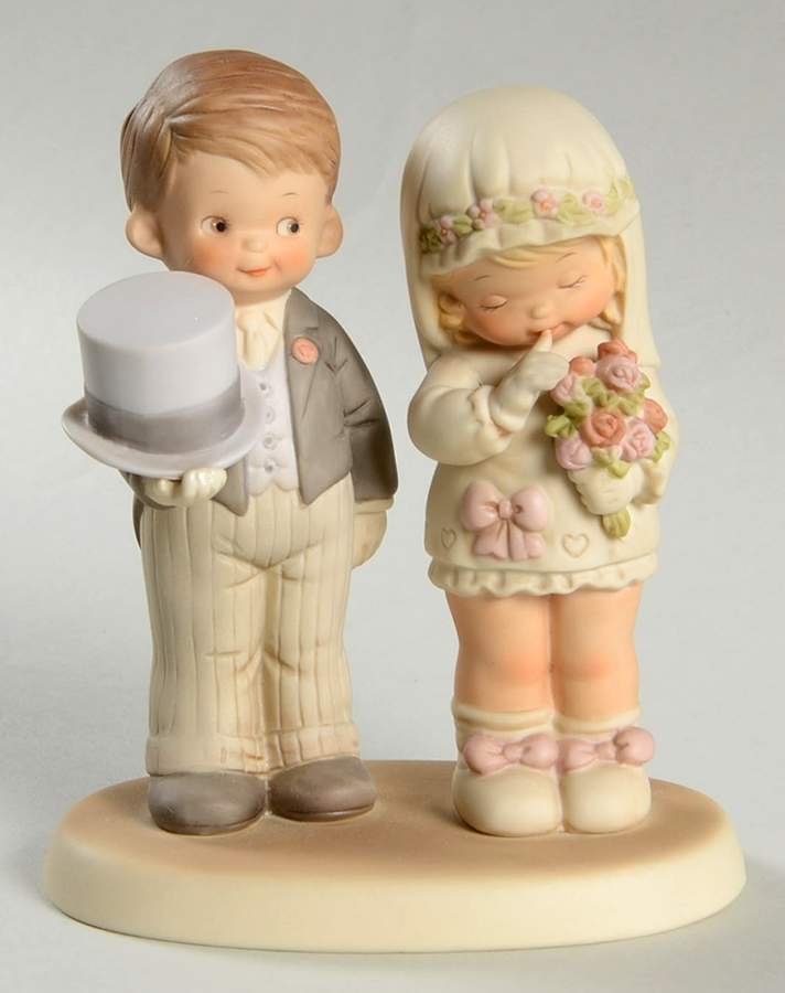 Memories of Yesterday Here Comes The Bride And Groom - Boxed by Enesco-1