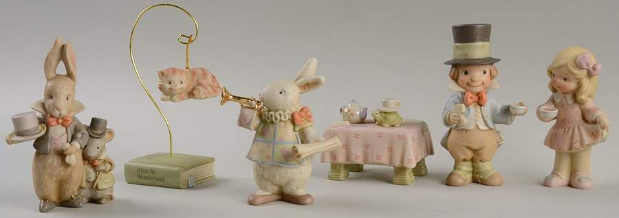 Memories of Yesterday Alice In Wonderland-Set Of 6 - Boxed by Enesco-1