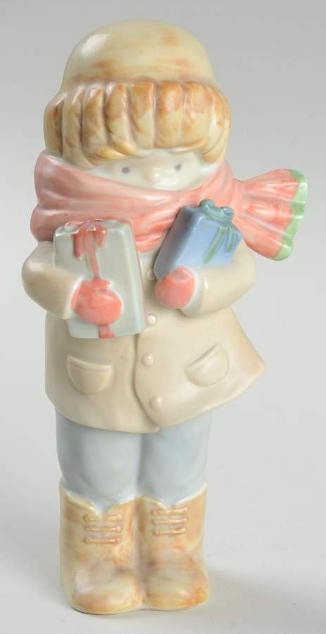 Kinka Figurines Boy With Presents - Boxed by Enesco-1