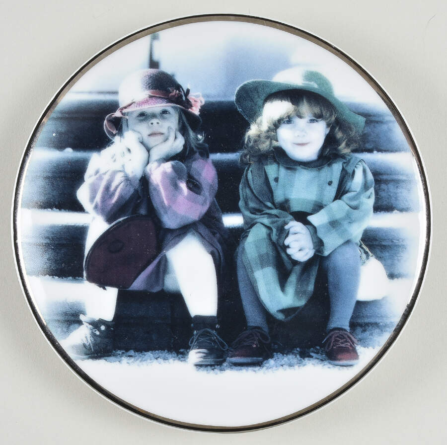 Enesco Plates We're Two Of A Kind-Kim Anderson - No Box by Enesco-1