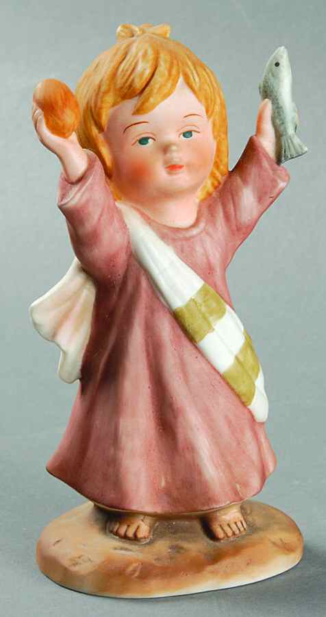 Little Bible Friends Boy With Fish And Bread - No Box by Enesco-1