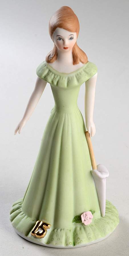 Growing Up Girls 15th Birthday-Brunette - No Box by Enesco-1