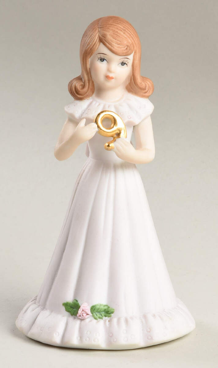 Growing Up Girls 9th Birthday-Brunette - No Box by Enesco-1