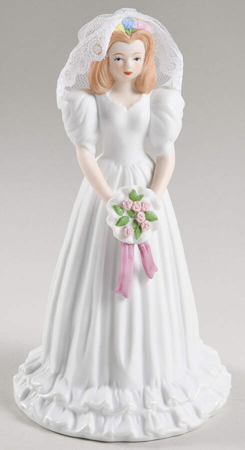 Growing Up Girls Blonde Bride-Musical - No Box by Enesco-1