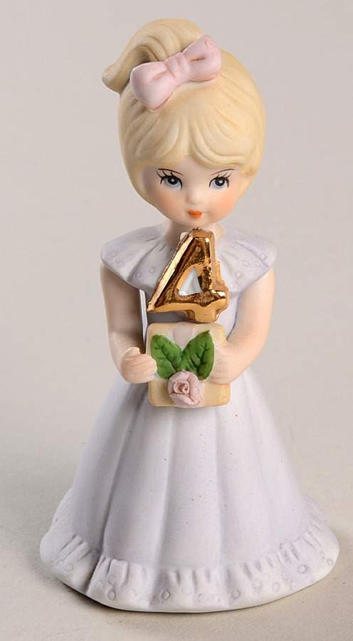 Growing Up Girls 4th Birthday-Blonde - Boxed by Enesco-1
