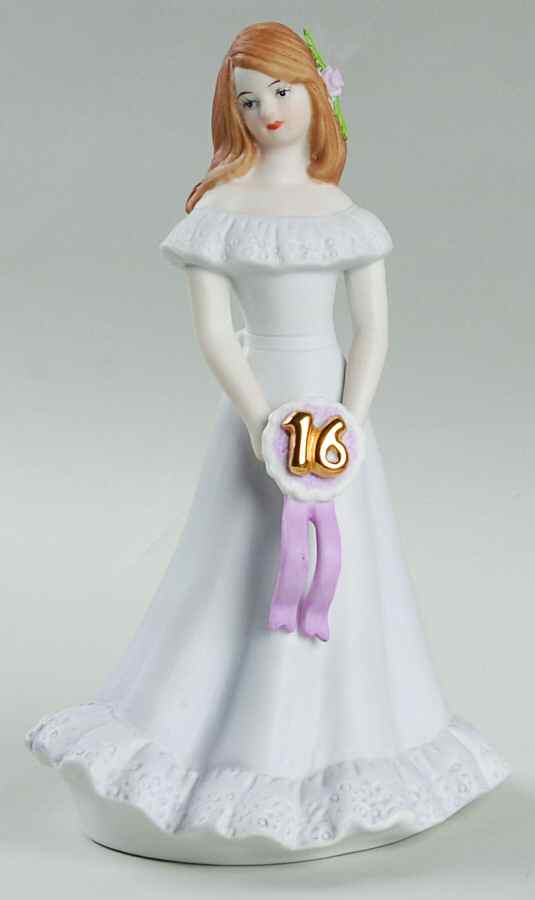 Growing Up Girls 16th Birthday-Brunette - No Box by Enesco-1