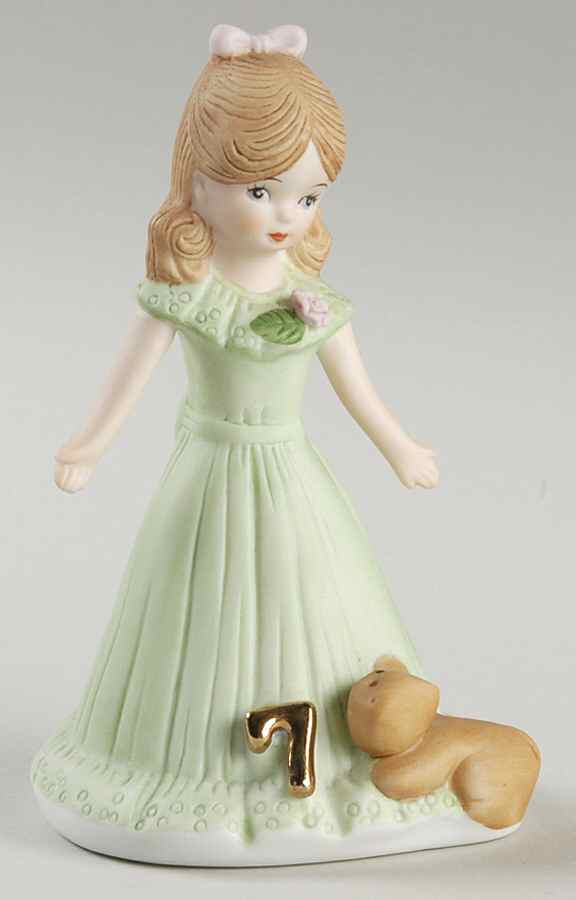 Growing Up Girls 7th Birthday-Brunette - No Box by Enesco-1