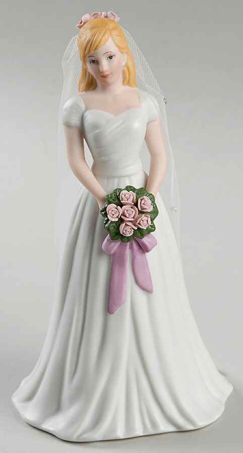 Growing Up Girls Blonde Bride - Newer - No Box by Enesco-1