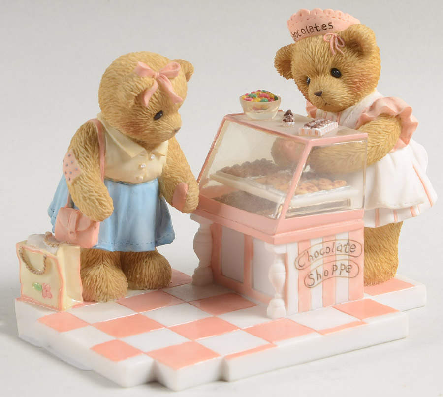 Cherished Teddies Collector Club Figures Lindsay And Danielle - Boxed by Enesco-1