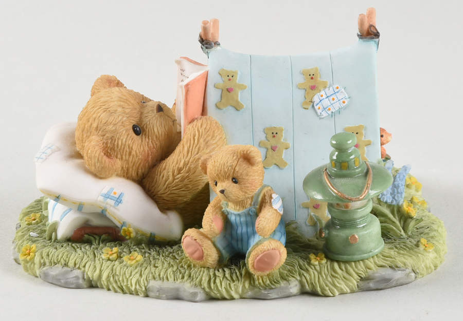 Cherished Teddies Collector Club Figures Jay-Camping Outdoors - Boxed by Enesco-1