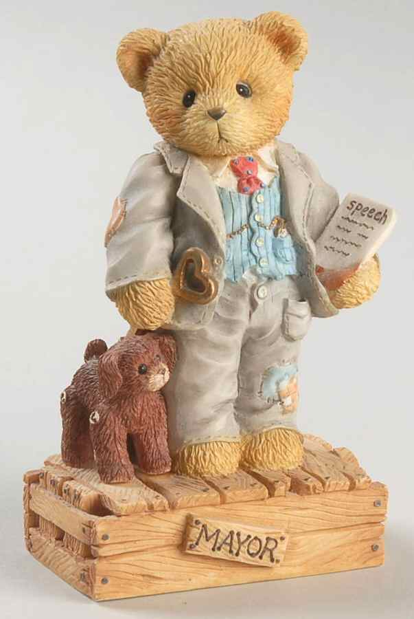 Cherished Teddies Collector Club Figures Mayor Wilson T. Berry - Boxed by Enesco-1