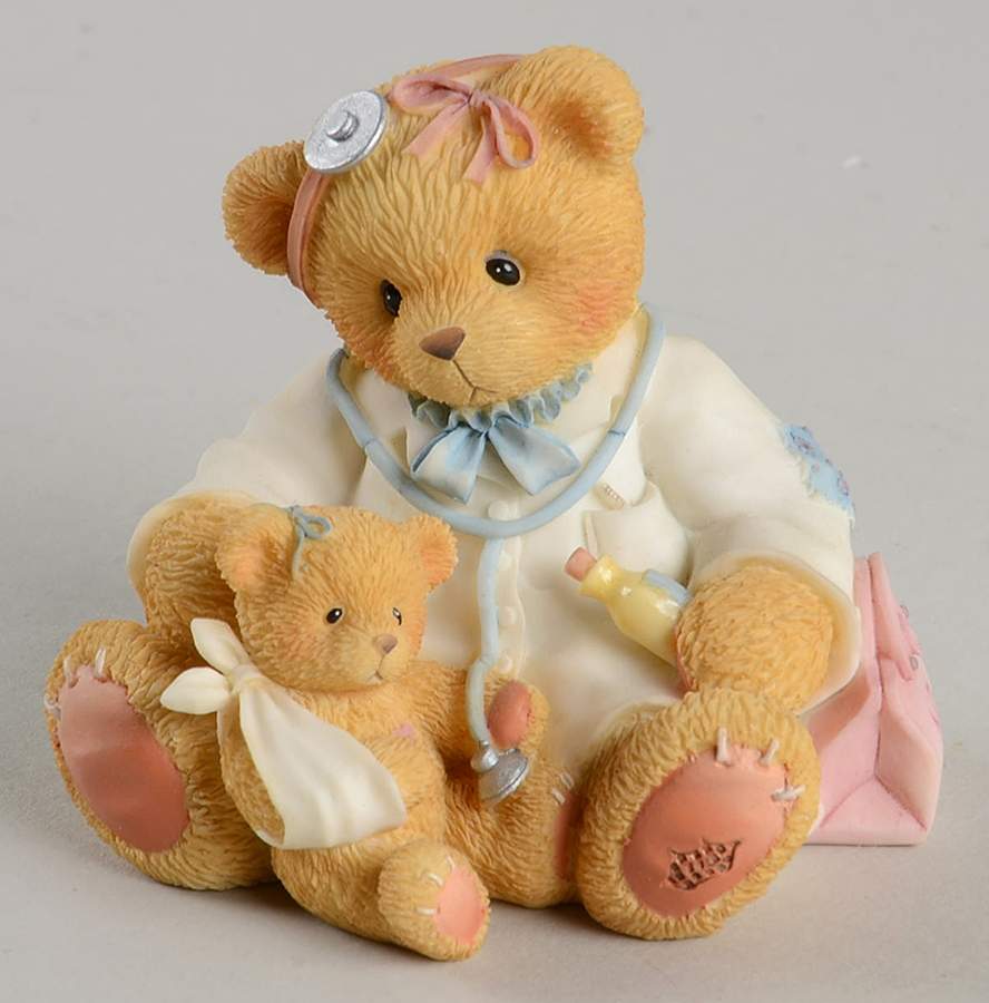 Cherished Teddies Collector Club Figures Dr. Darlene Makebetter - Boxed by Enesco-1