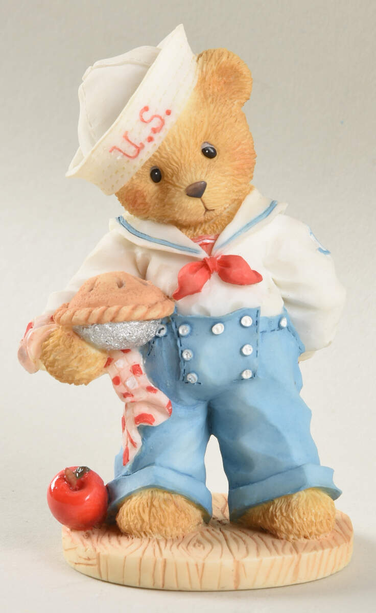 Across the Seas-Cherished Teddies Bob-Usa - Boxed by Enesco-1