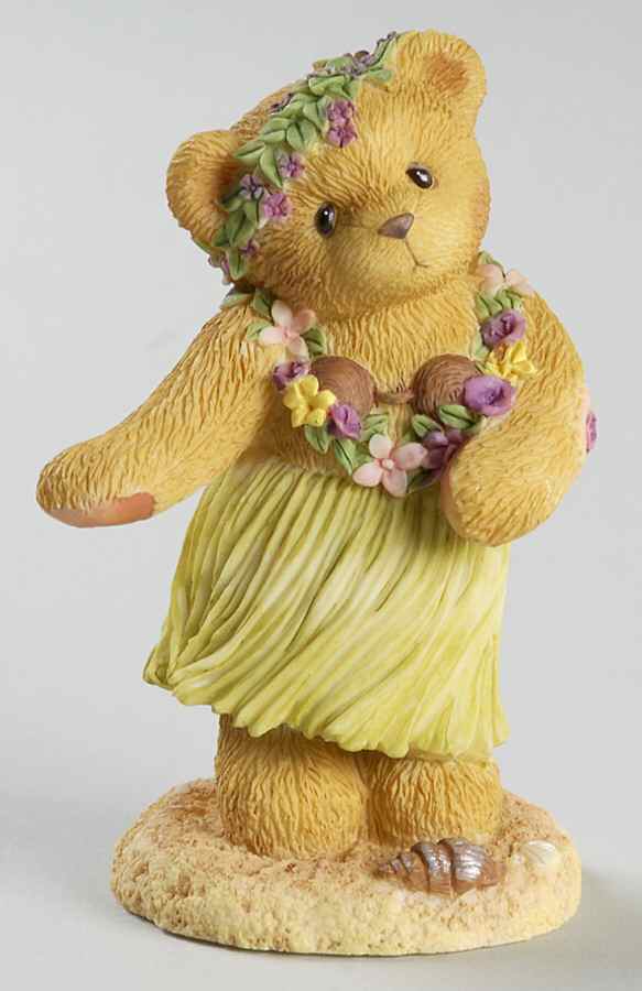Across the Seas-Cherished Teddies Lelani-Tahiti - Boxed by Enesco-1