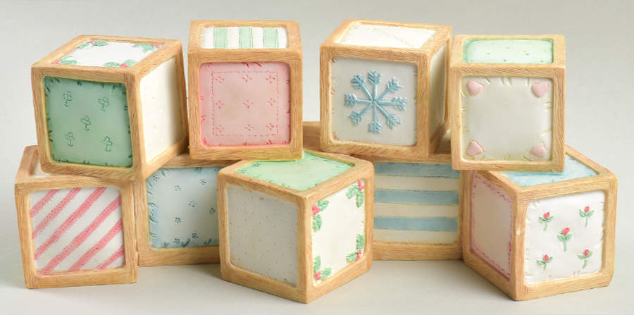 Holiday Dangling Blocks-Cherised Teddies Holiday Dangling-Display - Boxed by Enesco-1