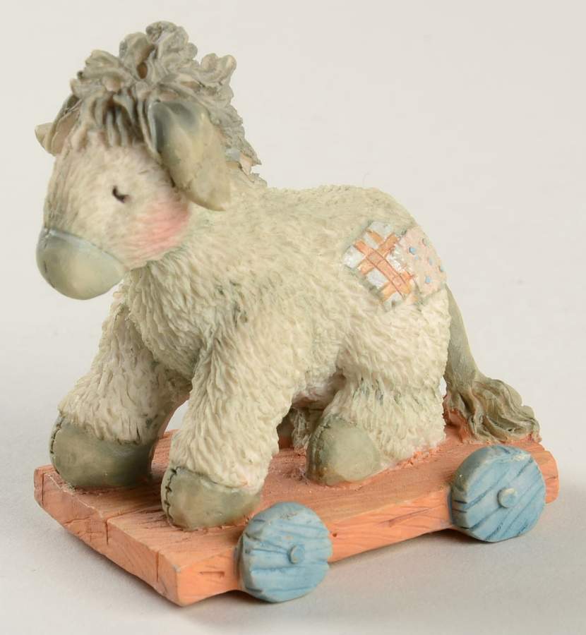 Cherished Teddies Nativity Donkey-Friendship Pulls Us Through - No Box by Enesco-1