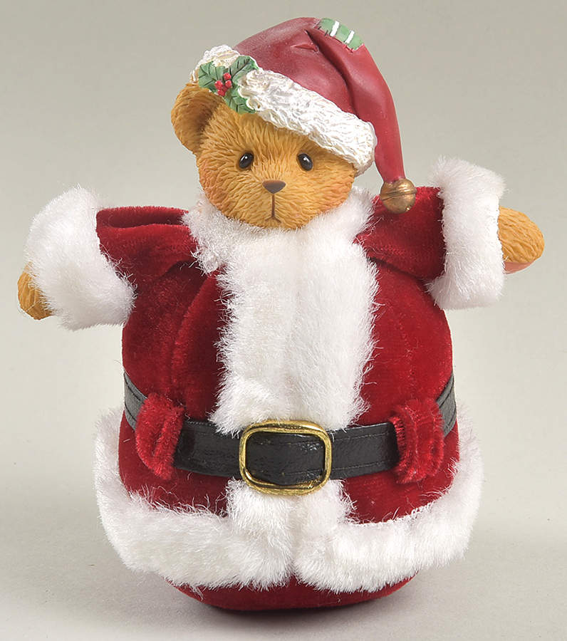 Cherished Teddies Santas Figurine Carlton, A Tumble In The Snow - Boxed by Enesco-1