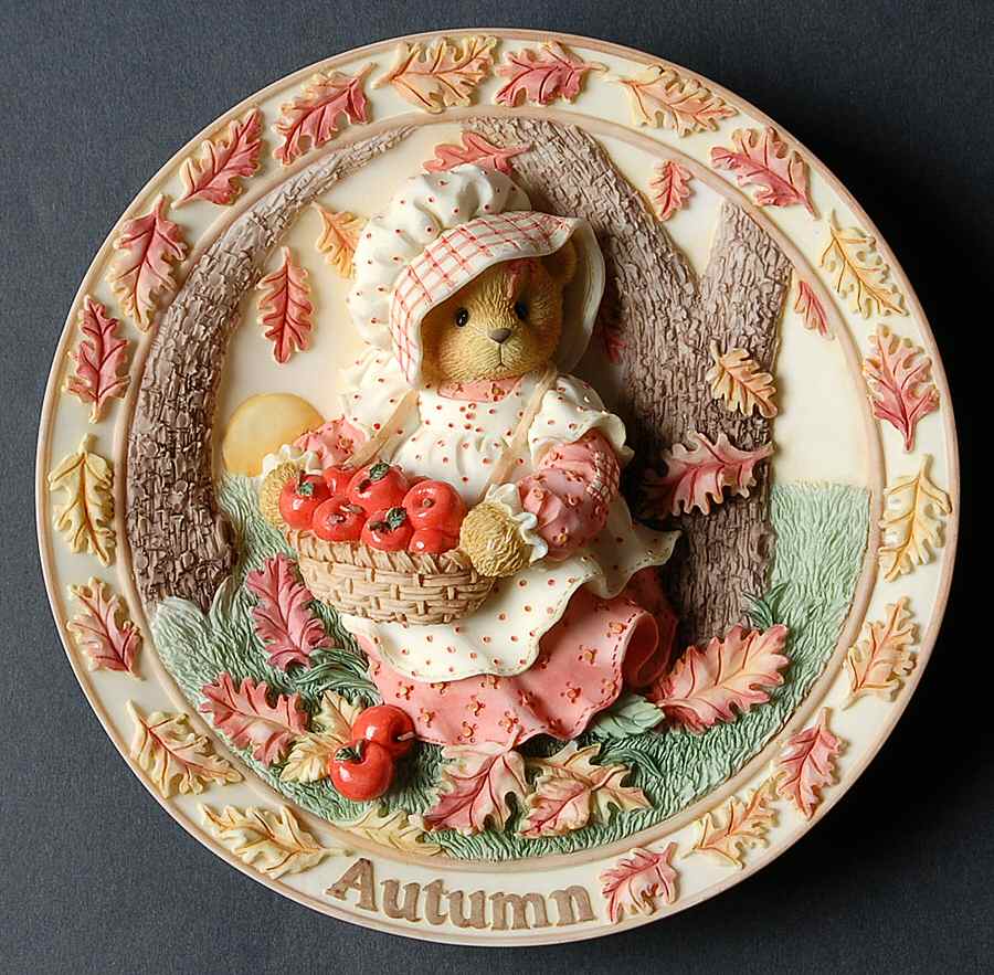 Cherished Seasons Plates Autumn - Boxed by Enesco-1