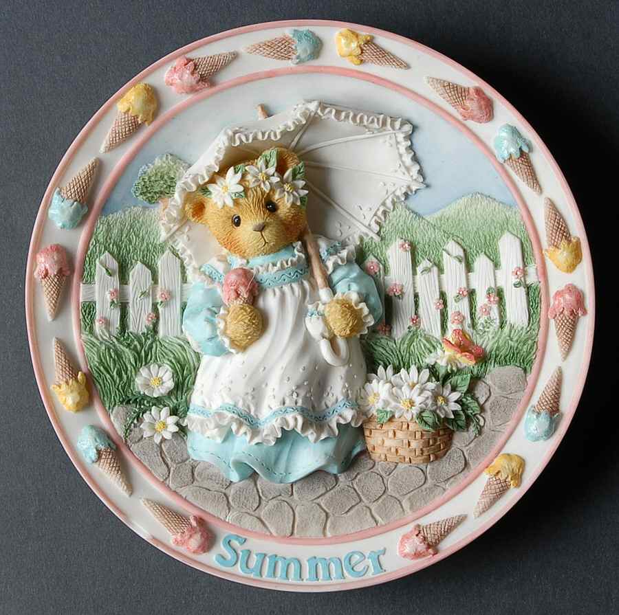 Cherished Seasons Plates Summer - Boxed by Enesco-1