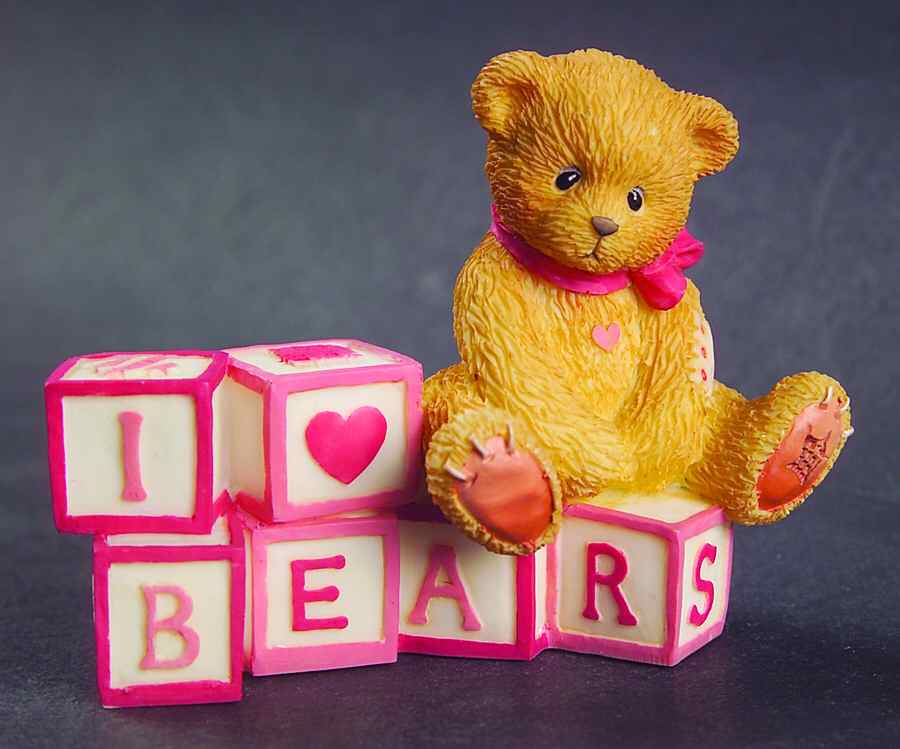 Love Letters-Cherised Teddies I Love Bears - No Box by Enesco-1