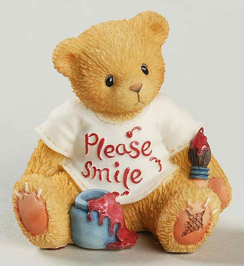 Just Between Friends-Cherised Teddies Please Smile - Boxed by Enesco-1