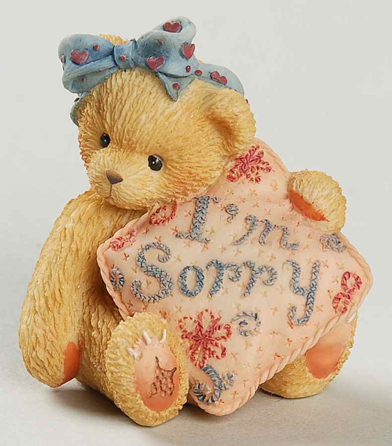 Just Between Friends-Cherised Teddies I'm Sorry - No Box by Enesco-1