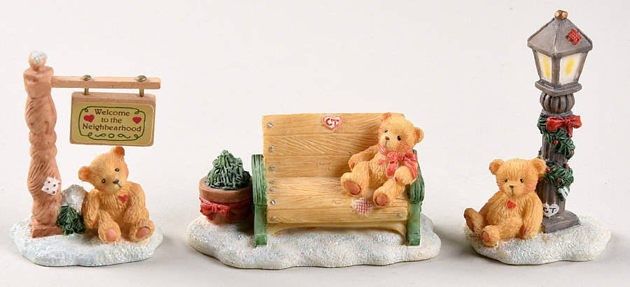 Our Cherished Neighborhood Welcome To The Neighborhood-Set Of 3 - Boxed by Cherished Teddies-1