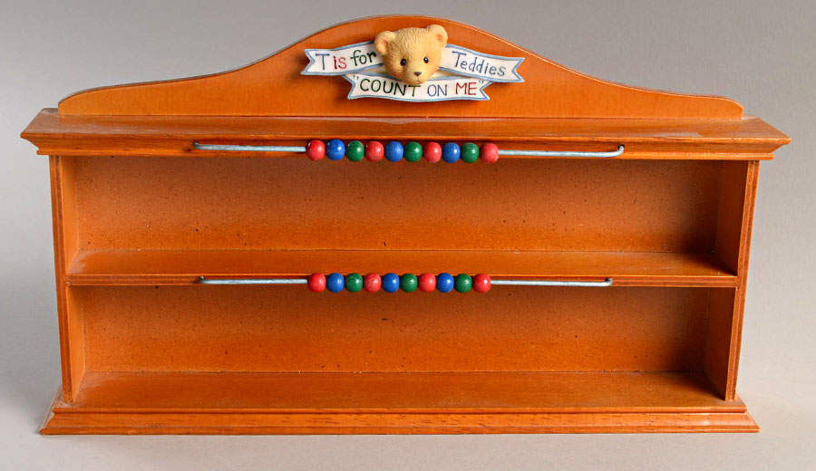 Count on Me-Cherished Teddies Display Rack-Wood - Display Rack Wood by Enesco-1